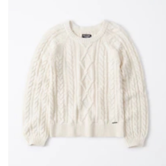 Abercrombie & Fitch Sweaters - Abercombie &Fitch  cable crew sweaters. Soft. S.